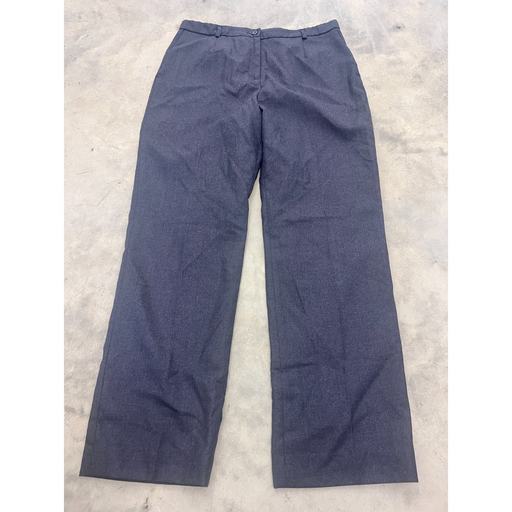 Pendleton Pants Womens 12 Charcoal Gray Straight Leg Casual Business Office Wear